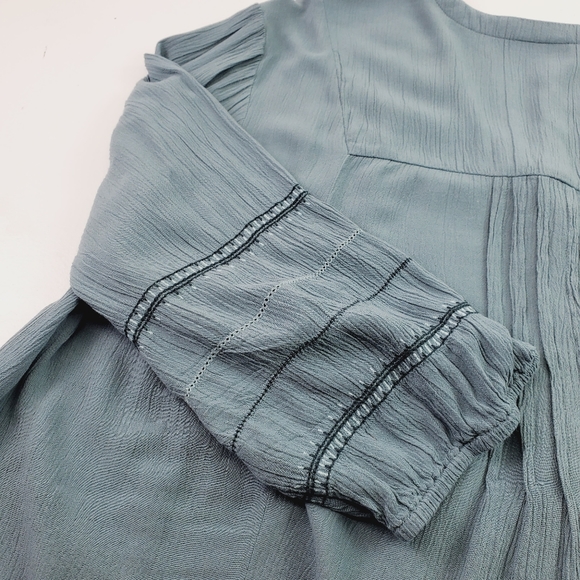 J. Jill Blouse long sleeve Women Size XL V-neck relaxed Button Down - Picture 3 of 12